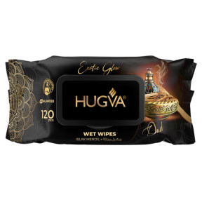 Вологі серветки для рук Hugva Exotic Glow old, 120 шт